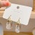 Korean Style Internet Celebrity Ins Simple Elegant Retro Ear Clip Earrings Elegant Resin U-Shaped Ear Rings Female 2022 New Fashion