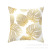Foreign Trade New Nordic Sofa Pillow Cases Golden Leaf Peach Skin Fabric Pillow Cushion Cover Shopee Household Supplies