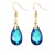 Natural Crystal Ins Ornament Handmade Earring Accessories High-Grade Light Luxury Zircon Long Austrian Crystal Earrings