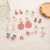 Earrings Pink Earrings European and American Retro Earrings Korean Style Personalized Earrings Long Tassel Earrings