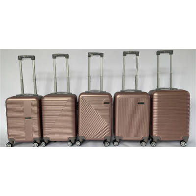Small 5-Piece Pp ABS Semi-Finished Luggage Traveling Trolley Case Folding Box Support Sample Customization