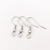 Carved S925 Silver Ear Hook Earrings Accessories 1 Handmade DIY Ornament Material Package Factory Direct Sales Wholesale