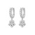 Factory Wholesale Star Bright Earrings Female Korean Style XINGX Earrings Temperament to Make round Face Thin-Looked Earrings Online Influencer Jewelry