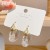 Korean Style Internet Celebrity Ins Simple Elegant Retro Ear Clip Earrings Elegant Resin U-Shaped Ear Rings Female 2022 New Fashion