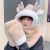 2022 Winter New Hat Three-Piece Hat Scarf Gloves Integrated Christmas Antlers Cute Cartoon Wholesale