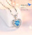 New Fashionable Temperamental All-Match Love Heart Pendant Necklace Girls' Clavicle Chain Girlfriends' Gift Valentine's Day Birthday Gift