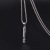 Simple Disco Jumping Whistle Pendant Necklace for Men and Women Hip Hop Couple Students Sweater Chain Accessories Factory Wholesale