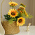 Idyllic Minimalist Simulation Beam Sunflower SUNFLOWER Home Hotel Wedding Celebration Decoration Flower Arrangement Decoration Wholesale