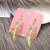 5040551 Korean Fashion European and American New Leaf Earrings Creative Retro Simple Gold Alloy Feather Earrings