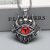 Vintage Turkish Devil's Eye Necklace Cross-Border Wholesale European and American Dark Skull Four-Color Eye Ornament