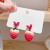 Fresh Small and Creative Playful Girlish Style Fashion Design Strawberry Cute Student Stud Earrings Simple Korean Style Earrings