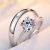 Cross-Border Couple Ring Korean Simple Couple Rings Simulation Diamond Ring Open Zircon Classic Ring Couple Open Rings for Couples Couple Rings