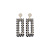 Black and White Checkerboard Plaid Earrings Geometric Plaid Earrings Niche Design Earrings 2022 New Fashion Earrings for Women Summer