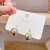 European and American Ins Simple Spherical Stud Earrings Female Cold Style Personality Retro Earrings Fashionable Metal Feeling Ball Ear Clip