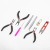 Wish Hot-Selling Hardware Tools Eight-Piece Set Handmade Pointed Pliers Tweezers Scissors DIY Ornament Accessories Production