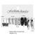 Cross-Border New Arrival Black Butterfly Earrings Set Combination Ins Simple Acrylic C- Type Chain Embedded Pearl Earrings