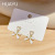 Niche Design Bowknot Earrings Pearl Flower High-Grade Earrings for Women Summer Light Luxury 2022 New Fashion Earrings