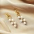 Cross-Border Baroque Earrings Pearl Ear Clip Female without Pierced Wholesale High-Grade Pearl Ear Clip without Pierced High-Grade