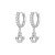 Jingdong Amazon Hot Sale 925 Silver Plated Minimalist Star Crown Earrings Fashionable Korean All-Match Ear Ring Delivery