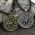 Nordic Viking Lunavin Aoding Logo Compass Necklace Trendy Men's Long Sweater Chain Jewelry Accessories