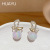 Butterfly Large Pearl Earrings Women's Autumn and Winter Light Luxury High-Grade Earrings 2022new Trendy Temperament Ear Clip Earrings