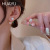 Sterling Silver Needle Korean Special-Interest Design Tulip Pearl Stud Earrings for Women 2022 New Trendy High-Grade Earrings Wholesale