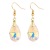 Natural Crystal Ins Ornament Handmade Earring Accessories High-Grade Light Luxury Zircon Long Austrian Crystal Earrings