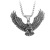 Cross-Border Hot Eagle Wings Pendant Punk Retro Personality Eagle Stainless Steel Necklace Trendy Men's Accessories Wholesale