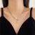 2022new Ins Style Light Luxury Minority Design Sense Eight-Pointed Stars Stitching Necklace Women's High-Grade Sweet Cool All-Matching Accessories