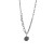 Round Brand Elephant Pendant Necklace for Women Ins Cold Fashion Minimalist Design Hip Hop Cool Trendy Clavicle Chain