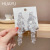 Summer Transparent Ice Cube Acrylic Earrings Irregular 2022 New Trendy Niche Design High-Grade Earrings for Women