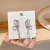 2022 New Fashion and Fully-Jewelled Bow Tassel Earrings Korean Temperament Earrings Trending Unique Earrings Eardrops