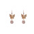 Cross-Border Hot Dignified Goddess Wholesale Butterfly Zircon Earrings Earrings Ins Style Advanced Design Sense Special-Interest Earrings