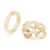 Creative Simple Resin Ring Simple Bracelet Pearl Ring Female Niche Senior Acrylic Ring Suit 3 Set