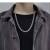 Stainless Steel Cuban NK Chain Simple Student Couple Necklace European Hip Hop Street Personal Accessories Factory Wholesale