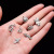 Amazon AliExpress Popular Alloy Small Pendant Bracelet DIY Handmade Ornament Assembly 100 Tibetan Silver Pendant