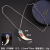 Cross-Border Hot Sale Retro Ethnic Style Domineering Wolf Tooth Necklace Trendy Fashion Black and White Teeth Pendant Foreign Trade Ornament