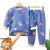 Children's Thermal Underwear Set for Boys and Girls Fleece Thick Autumn Clothes Long Johns Baby Pajamas Infant Children's Wear