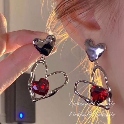 Original Hot Sweet Light Luxury New Earrings High-Grade Unique Earrings Women's Design Trendy Good-looking Ins