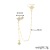 European and American Style Jewelry Earrings Earrings High Quality Wholesale Octagonal Rice Word Eight-Pointed Stars Otica Chain Tassel Otica Clip