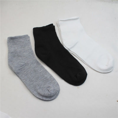 Factory Wholesale Man's Sports Socks Foot Bath Socks Middle Tube Socks Men Cheap Street Vendor Stocks Solid Color Delivery Supported