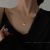 Fashionable New Fashionable Color-Preserving Necklace Women's Simple Niche Ins Clavicle Chain Light Luxury Temperament Collar Pendant Ornaments