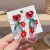 Woven Love Heart Flowers Earrings Niche Design Earrings 2022 New Trendy Girl Heart Long Earrings for Women Summer