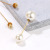 European American High-End Fashion Scarf Buckle Neckline Accessories Zircon Pearl Corsage Word Anti-Exposure Brooch Wholesale