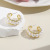 Korean Simple Popular High-Grade Elegant Pearl Earrings Ins Style Fashionable and Versatile Earrings Pearl Stud Earrings for Women