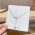 Internet Influencer Pearl Hexagram Necklace 2022 New Women's Clavicle Chain Niche Design Ins Simple Necklace