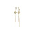 Zircon Opal Flower Tassel Earrings Elegant Socialite High-Grade Earrings Niche Design Earrings for Women Summer