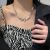 Women's Korean-Style Light Luxury Minority Ins Design Heart-Shaped Double-Layer Necklace All-Matching Hip Hop Internet Influencer Cold Style Necklace