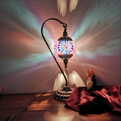 Turkish Classic Handmade Swan Retro Romantic Bedroom Cafe Christmas Gift Bohemian Table Lamp
