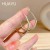 Simple Summer Ear Studs Water Drop Pendant Metal Big Circle Earrings Female 2022 New Earrings Generous and Personalized Tide